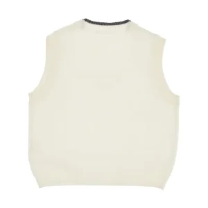 Outlet Sustainable extrafine merino wool vest Kids/BOY Clothing