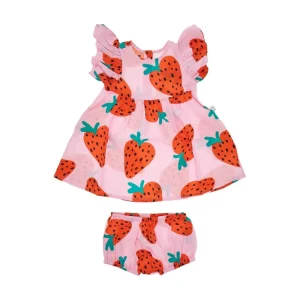 Discount Sustainable viscose mini dress with shorts Kids Clothing