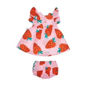 Discount Sustainable viscose mini dress with shorts Kids Clothing