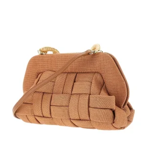Discount Synthetic straw 'Bios' clutch Clutches
