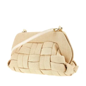 Discount Synthetic straw 'Bios' clutch Clutches