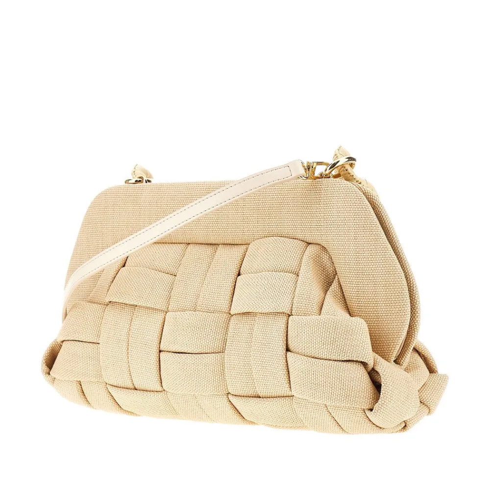 synthetic_straw_bios_clut_1.webp Discount Synthetic straw 'Bios' clutch Clutches