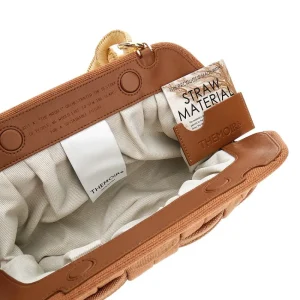 Discount Synthetic straw 'Bios' clutch Clutches