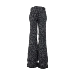 Discount Tattoo motif distressed denim jeans Jeans