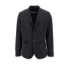 Outlet Technical seersucker single-breasted jacket Jackets