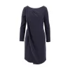 Outlet Techno cady dress with draped panel Dresses