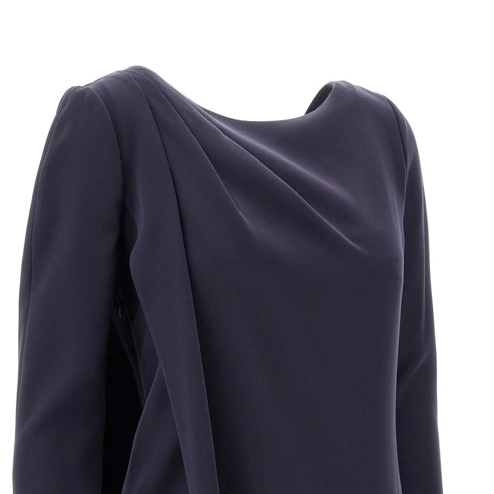 techno_cady_dress_with_dr_1.webp Outlet Techno cady dress with draped panel Dresses