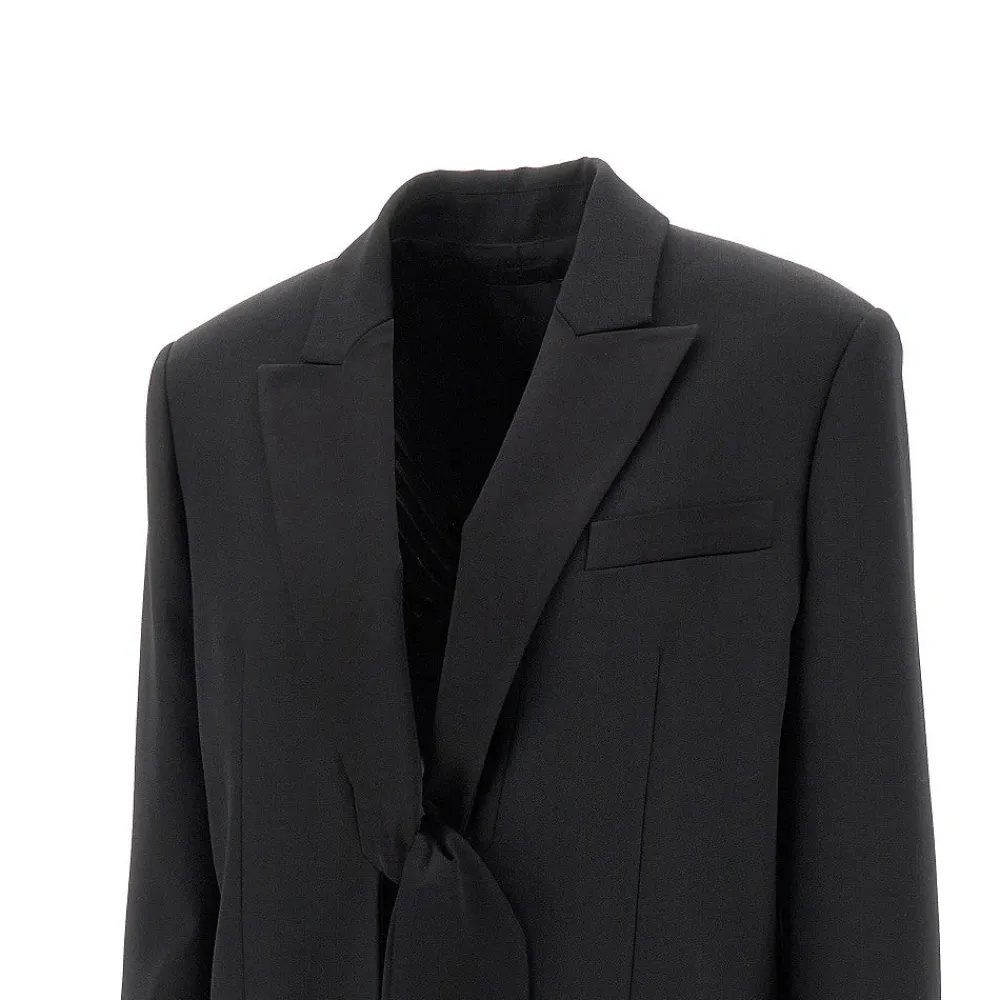techno_wool_blazer_jacket_1.webp Outlet Techno wool blazer jacket with satin collar Jackets