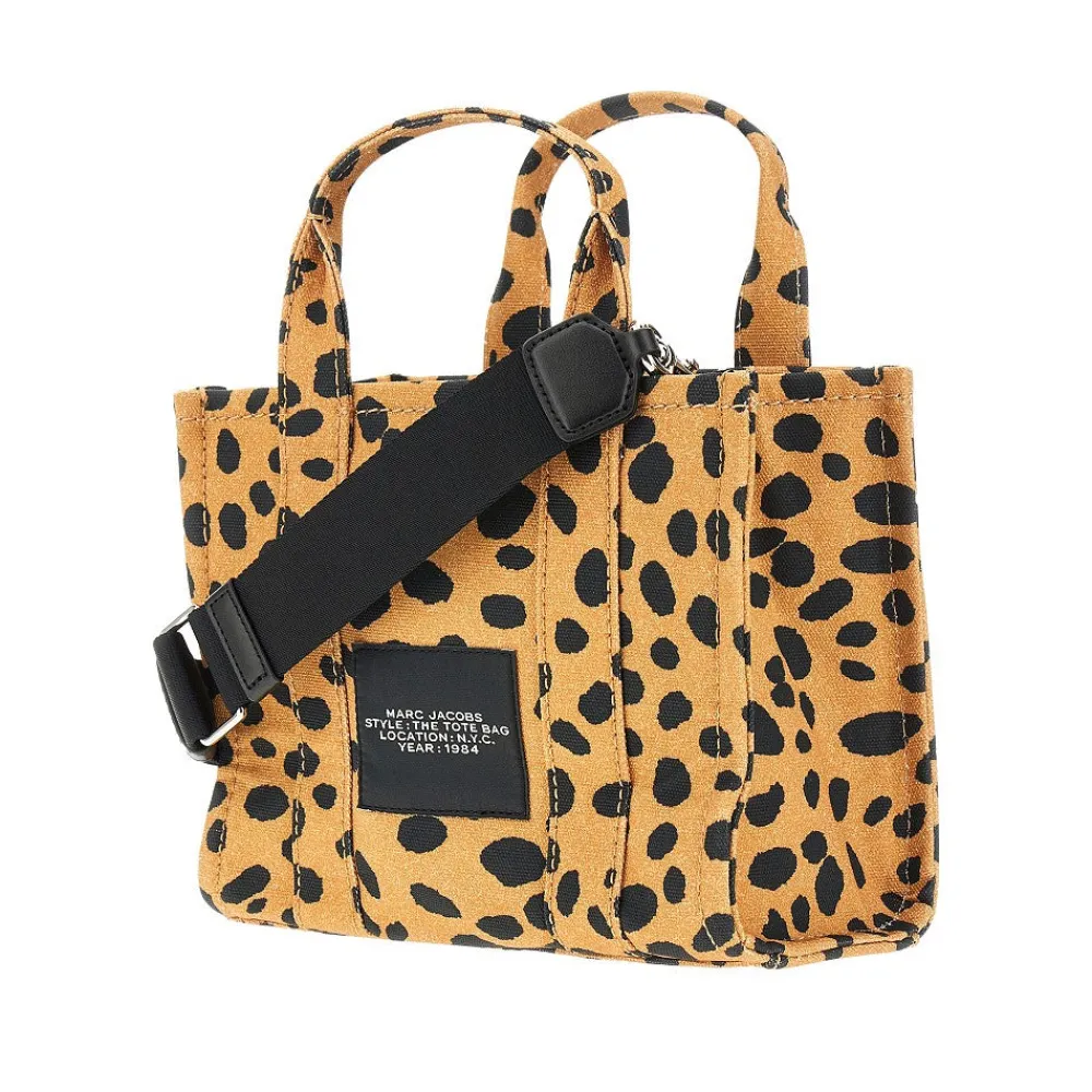 the_small_tote_bag_cheeta_1.webp Outlet The Small Tote Bag' Cheetah canvas bag Top-Handle Bags | Crossbody Bags
