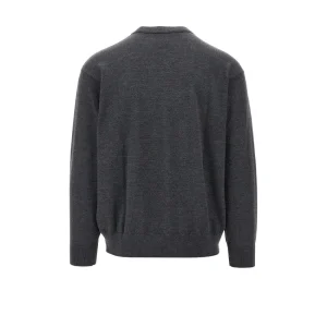 Online Three-shade wool sweater Knitwear