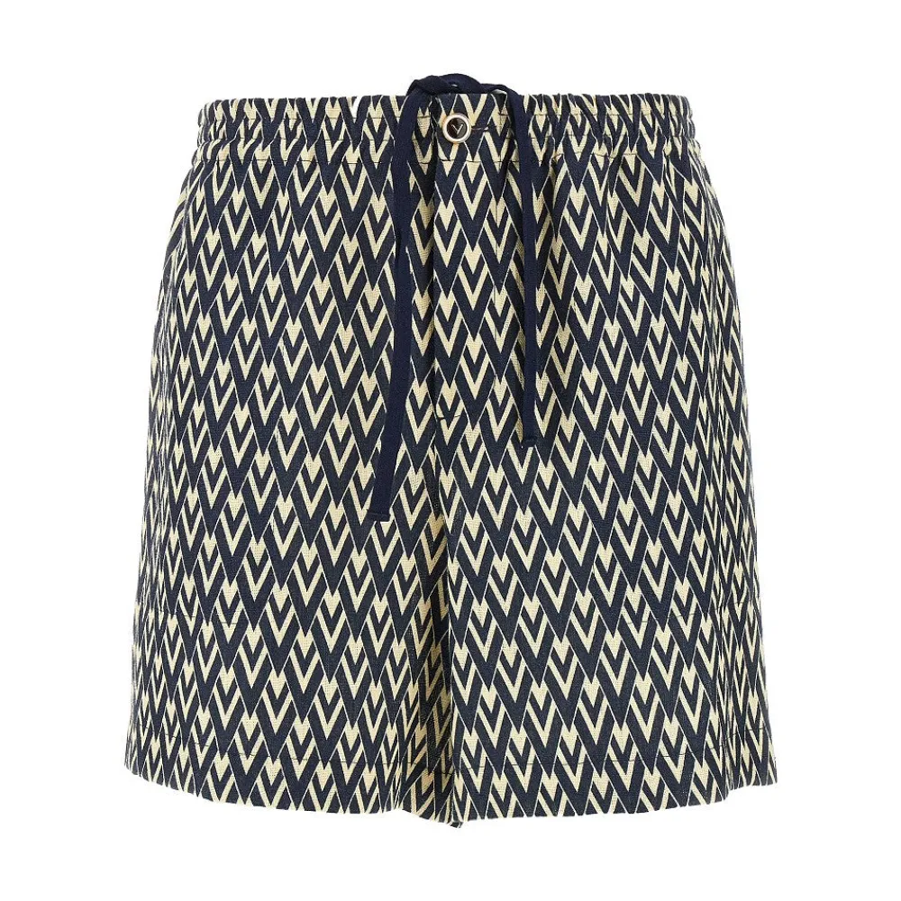 toute_la_v_linen_shorts_0.webp Online Toute la V' linen shorts Pants And Shorts