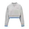 Best Trompe l'oeil cropped sweatshirt Sweatshirts