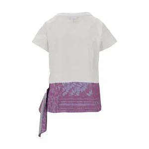 Online T-shirt with scarf detail Tops