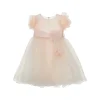 Best Tulle dress with floral detail and bow Kids Clothing