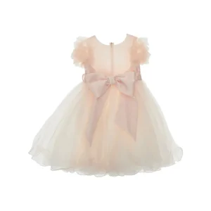 Best Tulle dress with floral detail and bow Kids Clothing
