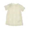Online Tulle mini dress with flowers appliques Kids Clothing