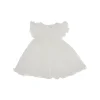 New Tulle mini dress with floral brooches Kids Clothing