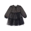 Discount Tulle mini dress with flocked motif Kids/BOY Clothing