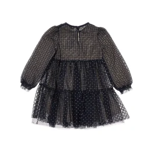 Discount Tulle mini dress with flocked motif Kids/BOY Clothing