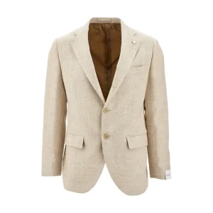 Clearance Tweed single-breasted tailored jacket Jackets