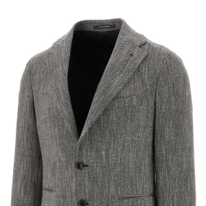 Sale Tweed single-breasted tailored jacket Jackets