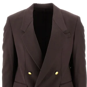 Outlet Twill double-breasted jacket Jackets