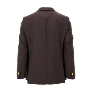 Outlet Twill double-breasted jacket Jackets