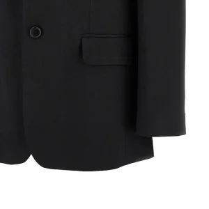 Fashion Unfinished effect destructured jacket Jackets