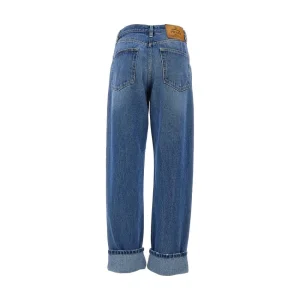 Outlet Used effect denim Loose Fit jeans Jeans