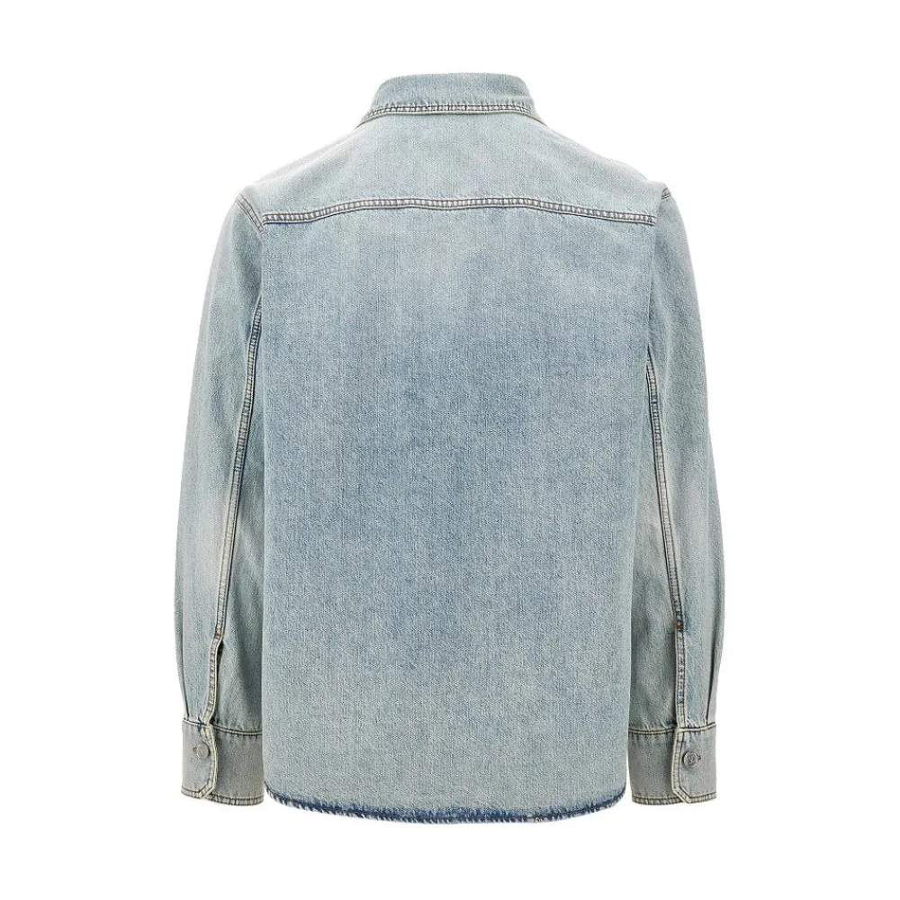 v_detail_denim_shirt_2.webp Online V Detail denim shirt Shirts