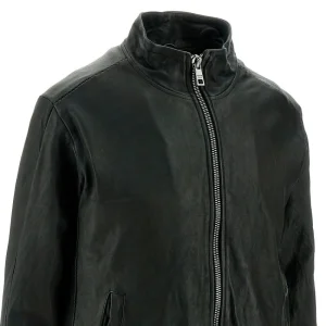Clearance Vegetable tanned leather jacket Outerwear