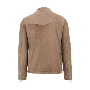 Outlet Vegetable tanned leather jacket Outerwear