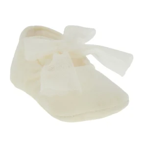 Sale Velvet baby shoes with bow Kids Footwear