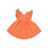 Fashion Vichy seersucker mini dress Kids Clothing