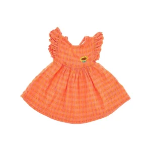 Fashion Vichy seersucker mini dress Kids Clothing