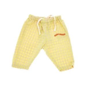 Outlet Vichy seersucker pants Kids Clothing