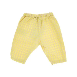 Outlet Vichy seersucker pants Kids Clothing