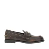Hot Vintage effect leather Penny Loafers Loafers