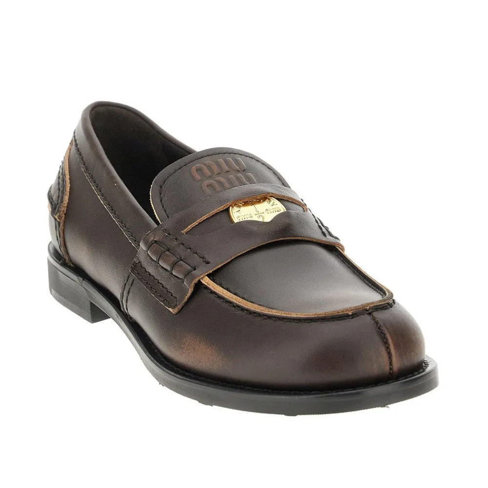vintage_effect_leather_pe_1.webp Hot Vintage effect leather Penny Loafers Loafers