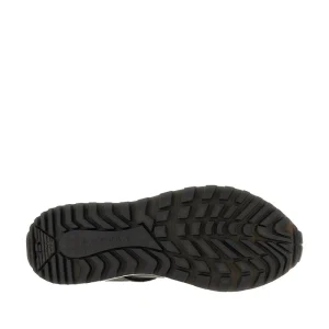Outlet Vintage-effect leather sneakers Sneakers