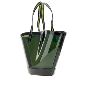 Clearance Vinyl and leather medium Panier bag Top-Handle Bags | Shoulder Bags