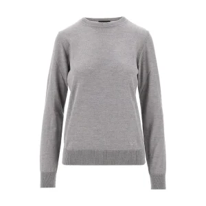 New Virgin wool crewneck sweater Knitwear
