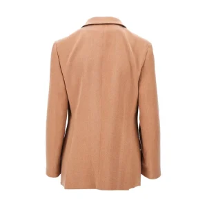 Outlet Viscose and cupro double-breasted jacket Jackets