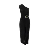 Online Viscose jersey midi dress with buckle Dresses