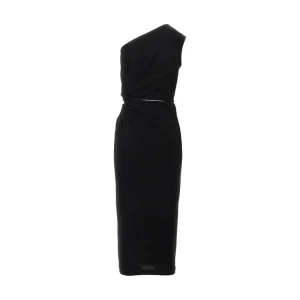 Online Viscose jersey midi dress with buckle Dresses