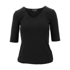 Sale Viscose jersey V-neck T-shirt Tops
