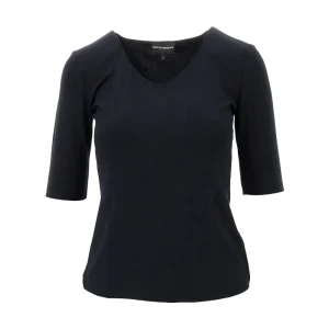 Hot Viscose jersey V-neck T-shirt Tops
