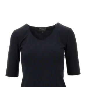 Hot Viscose jersey V-neck T-shirt Tops