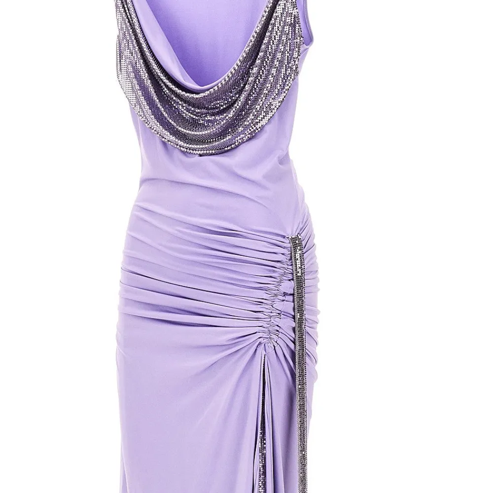 viscose_long_dress_with_m_1.webp Outlet Viscose long dress with metal mesh details Dresses