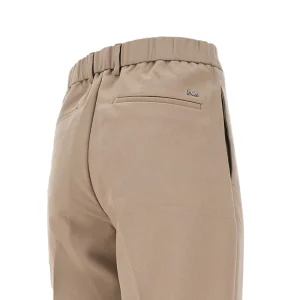 Outlet Viscose-blend pants with elasticated waist Pants And Shorts